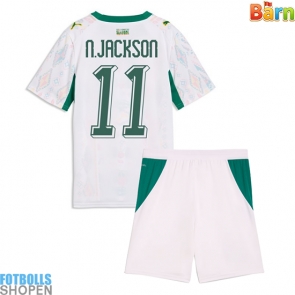 Billiga Senegal Nicolas Jackson #11 Hemmatröja Barn VM 2026 Kortärmad (+ Korta byxor)